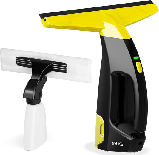 Rechargeable Window Vac, Window Vacuum Cleaner Set, Window Vacuum Squeegee Electric Cleaning Tool for Windows, Tiles, Mirrors, 200ml Water Tank