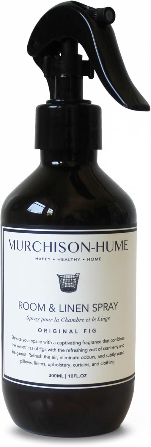 Murchison-Hume Room & Linen Spray – Original Fig, 10 oz | Non-Toxic, Pet-Friendly, Eco-Friendly Luxury Home Fragrance | Elegant Scent for Bedding, Upholstery & Interiors