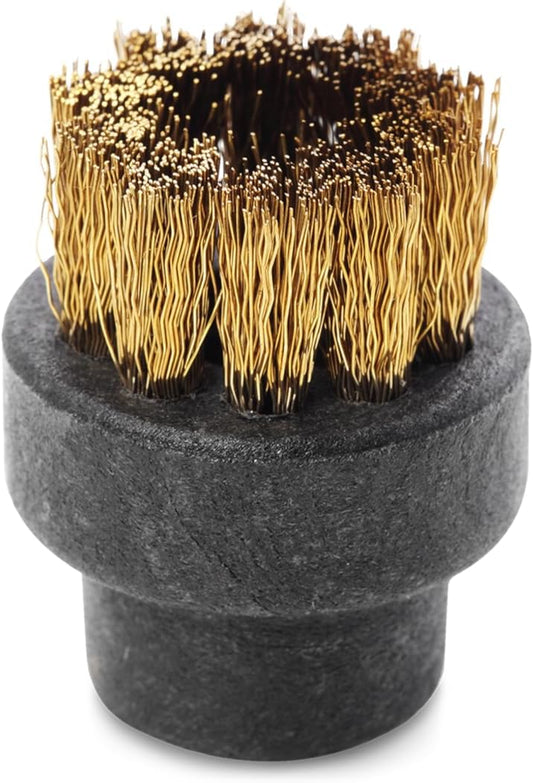 Dupray Small Brass Brushes - Heavy-Duty Cleaning Accessories for Dupray Steam Cleaners, Pack of 10
