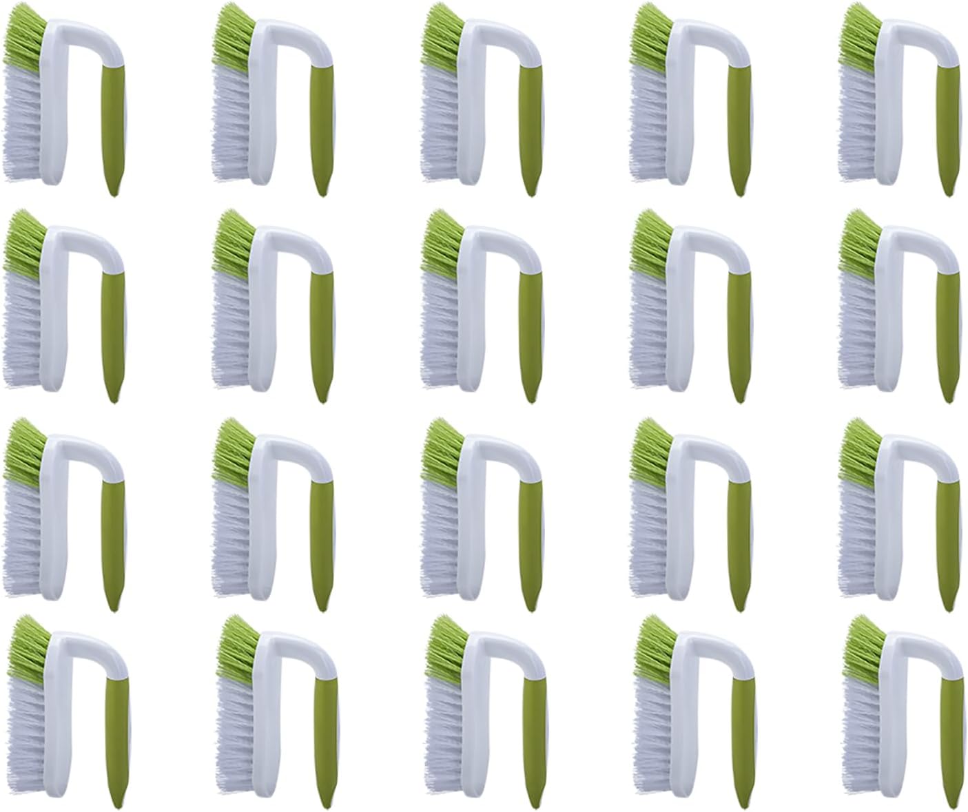 Scrub Brush for Cleaning, Heavy Duty Shower Scrubber with Stiff Bristles for Tub, Sink, Floor, Tile, and Carpet Scrubbing, 20 Pack