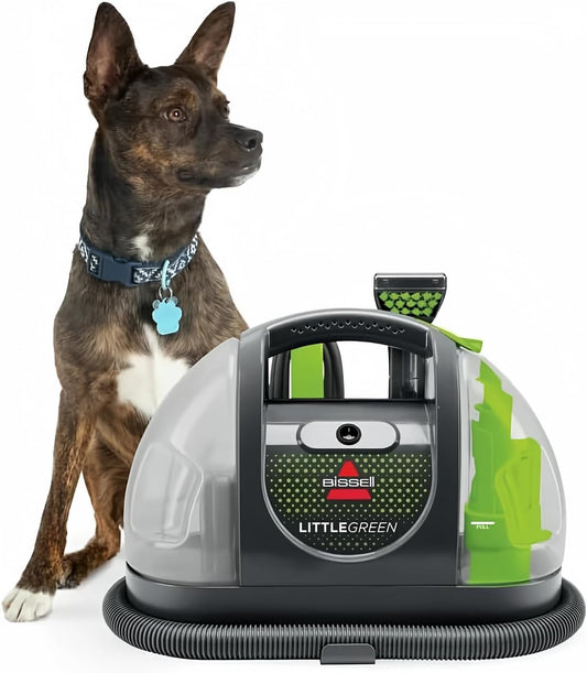 Generic BissellPet - Little Green Multi-Purpose Portable Carpet and Upholstery Cleaner, Car and Auto Detailer, with Exclusive Specialty Tools, Silver