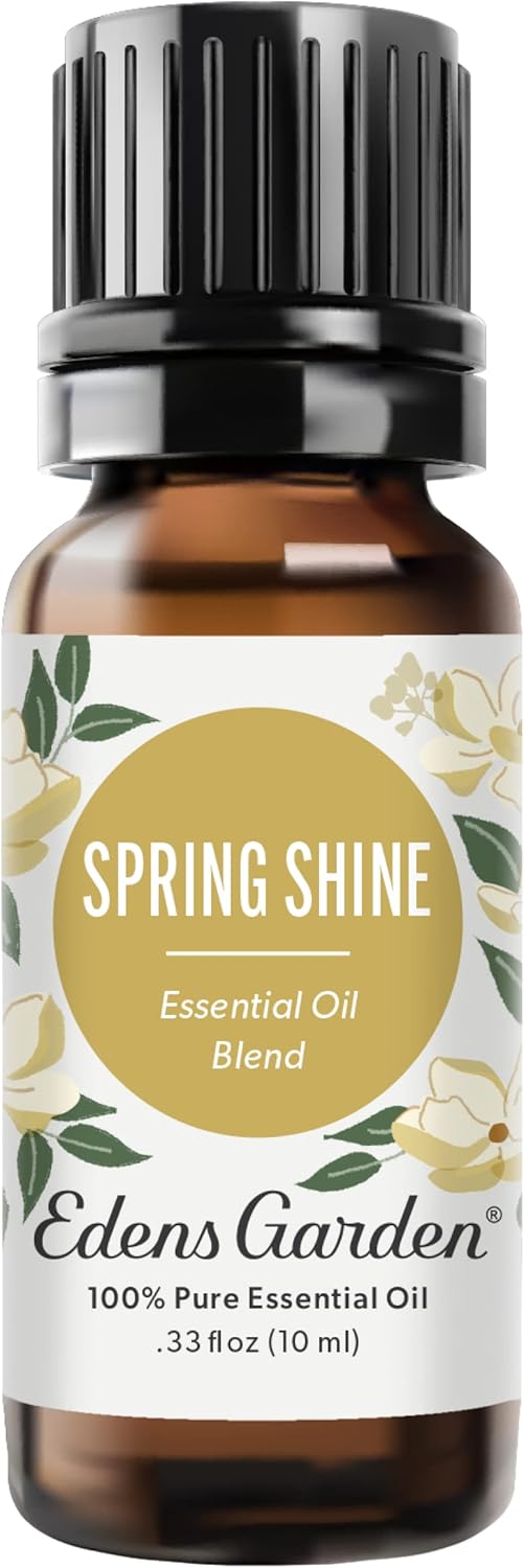 Edens Garden Spring Shine Essential Oil Blend- 100% Pure Premium Grade, Undiluted, Natural, Therapeutic, Aromatherapy, The Best for Diffusing, Candle, Laundry, Humidifiers 10 ml (.33 fl oz)