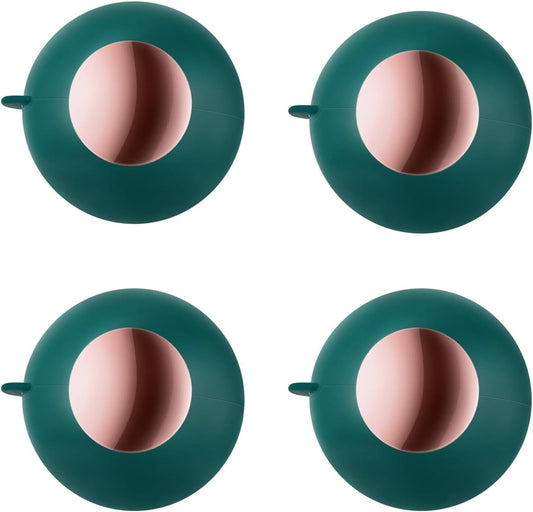 Washable Reusable Gel Lint Roller for Pet Hair, Tecogue Portable Dog Cat Pet Hair Remover for Clothes, Laundries, Sticky Cleaner, Dust Fuzz Fur for Travel Household (Green-4pcs)