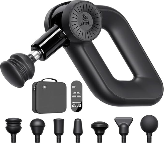 BOB AND BRAD D6 Pro Massage Gun Deep Tissue Percussion with 16mm Amplitude, Professional Muscle Massager for Athletes Pain Relief, Quiet Electric Back Massager, Gifts for Him