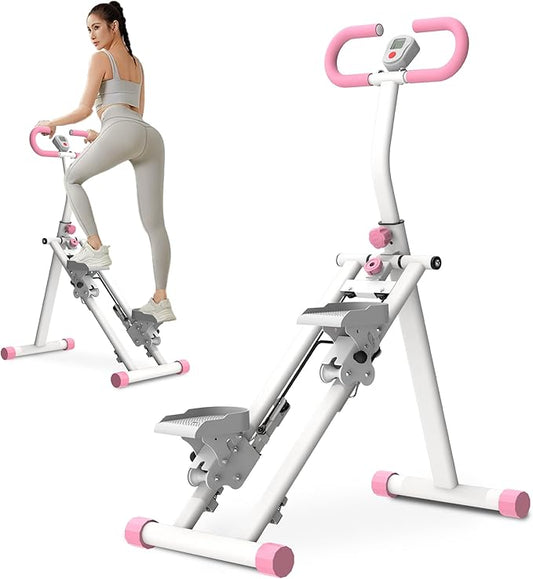 Stair Stepper for Home-Upgrade Vertical Climber Workout Machine for Full-Body Exercise Climber Fitness Equipment with Stable Frame Adjustable Handlebar