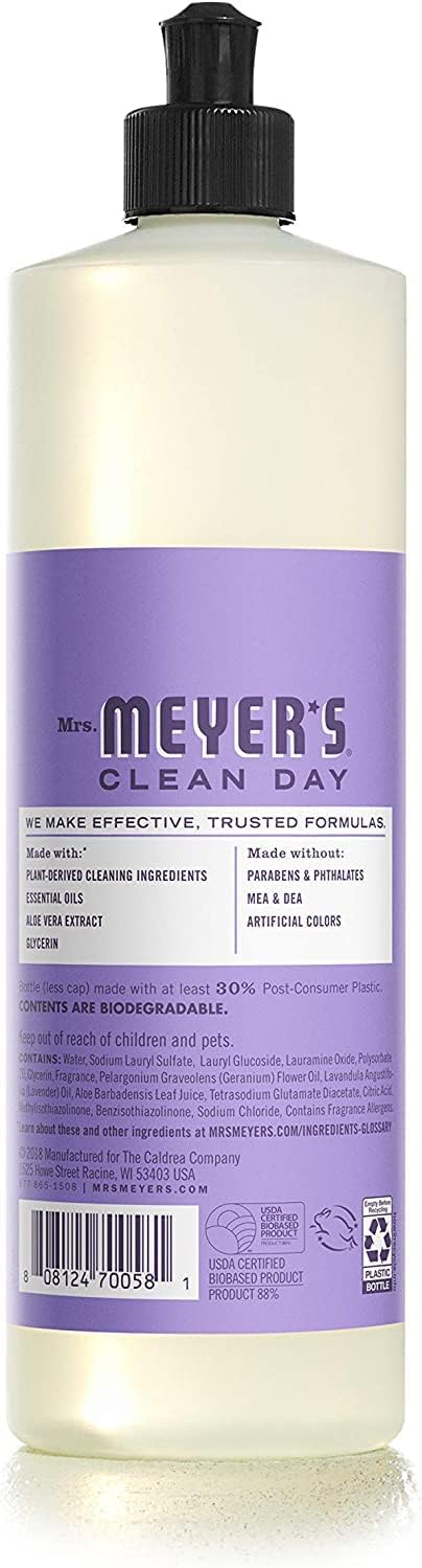 Mrs. MEYER'S CLEAN DAY Variety Dish Soap Scent (Lilac + Mint + Peony)