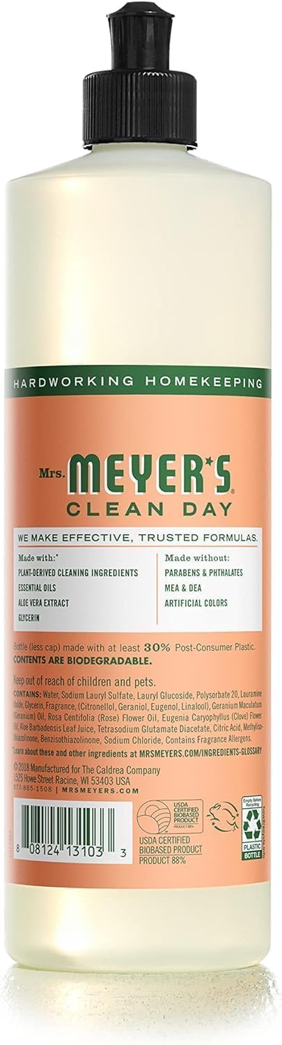 MRS. MEYER'S CLEAN DAY Liquid Dish Soap