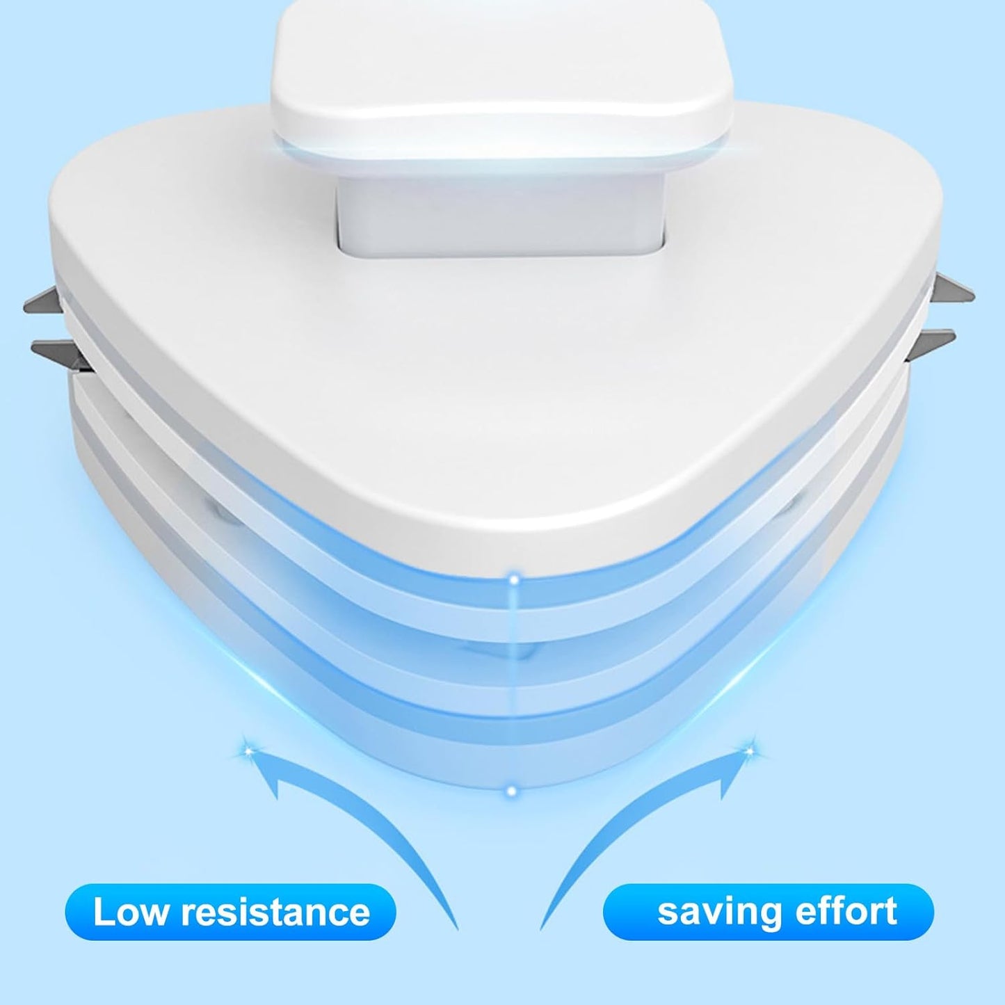 Double Sided Magnetic Window Cleaner, Outside Magnetic Window Cleaner, Double Sided Window Brush Glass Wiper Cleaning Tools, Outside Glass Wiper for Window Cleaning (18-30)