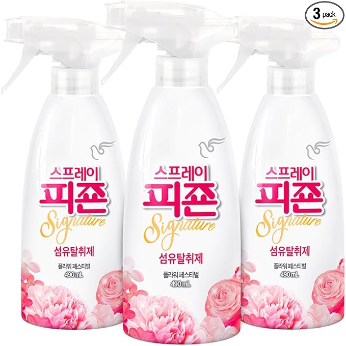 PIGEON Fabric Refresher, Rose & Jasmine, Odor Eliminator for Home, Couch Spray Deodorizer, Fabric Refresher Spray for Furniture, Bed, Clothing, Curtains, Flower Festival – Pack of 3