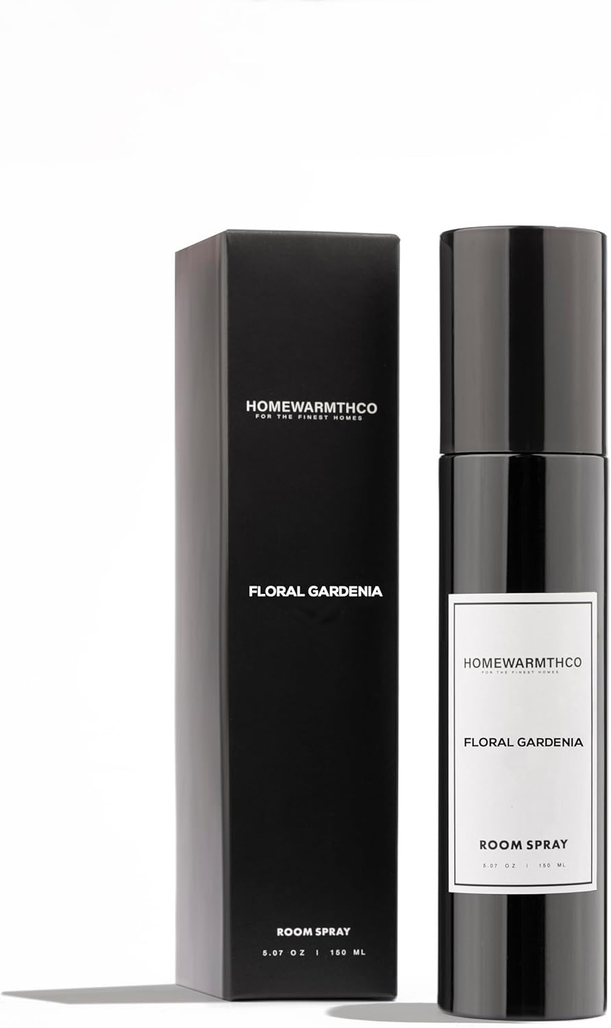 Gardenia Room Spray – 5.07 oz Scented Air Freshener Spray for Home, Office & Linen – Long-Lasting Aromatherapy Mist for Bedding, Pillows & Fabrics – Luxurious Home Fragrance