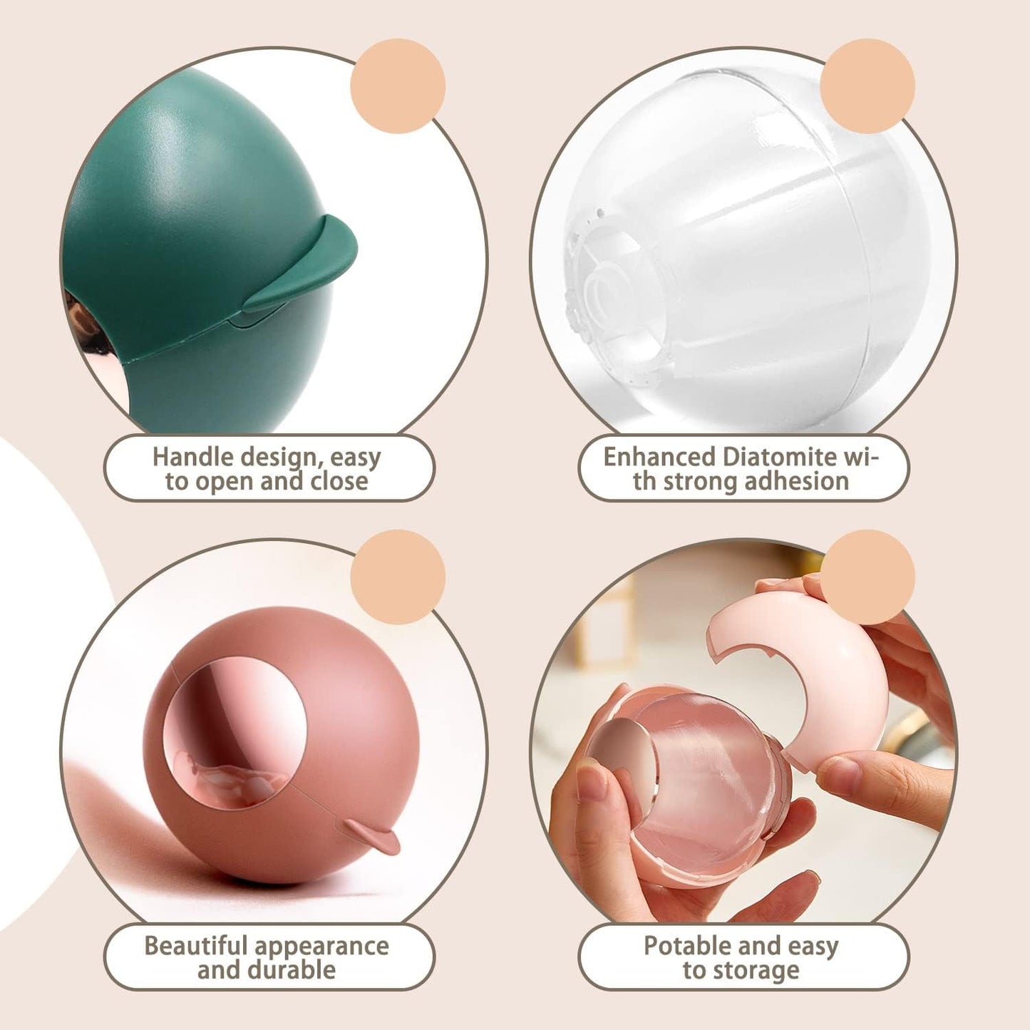 Reusable Lint Roller for Pet Hair, Washable Lint Remover for Clothes, Portable Pet Hair Remover for Travel Household (Red)