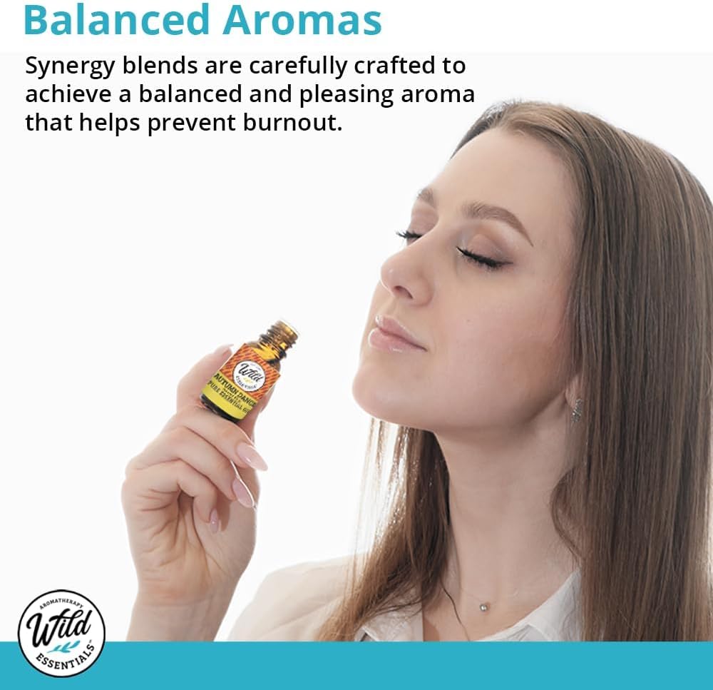 Wild Essentials Focus 100% Pure Essential Oil Synergy Blend 10ml, Therapeutic Grade Concentration Formula for Mental Clarity, Study, Work, Test, Interview, Attention Made in The USA