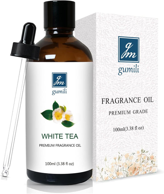 White Tea Diffuser Oil 3.38Oz – Premium White Tea Essential Oils Blend for Diffuser, Home Fragrance, Relaxation & Aromatherapy – Freshy Scent 100ml