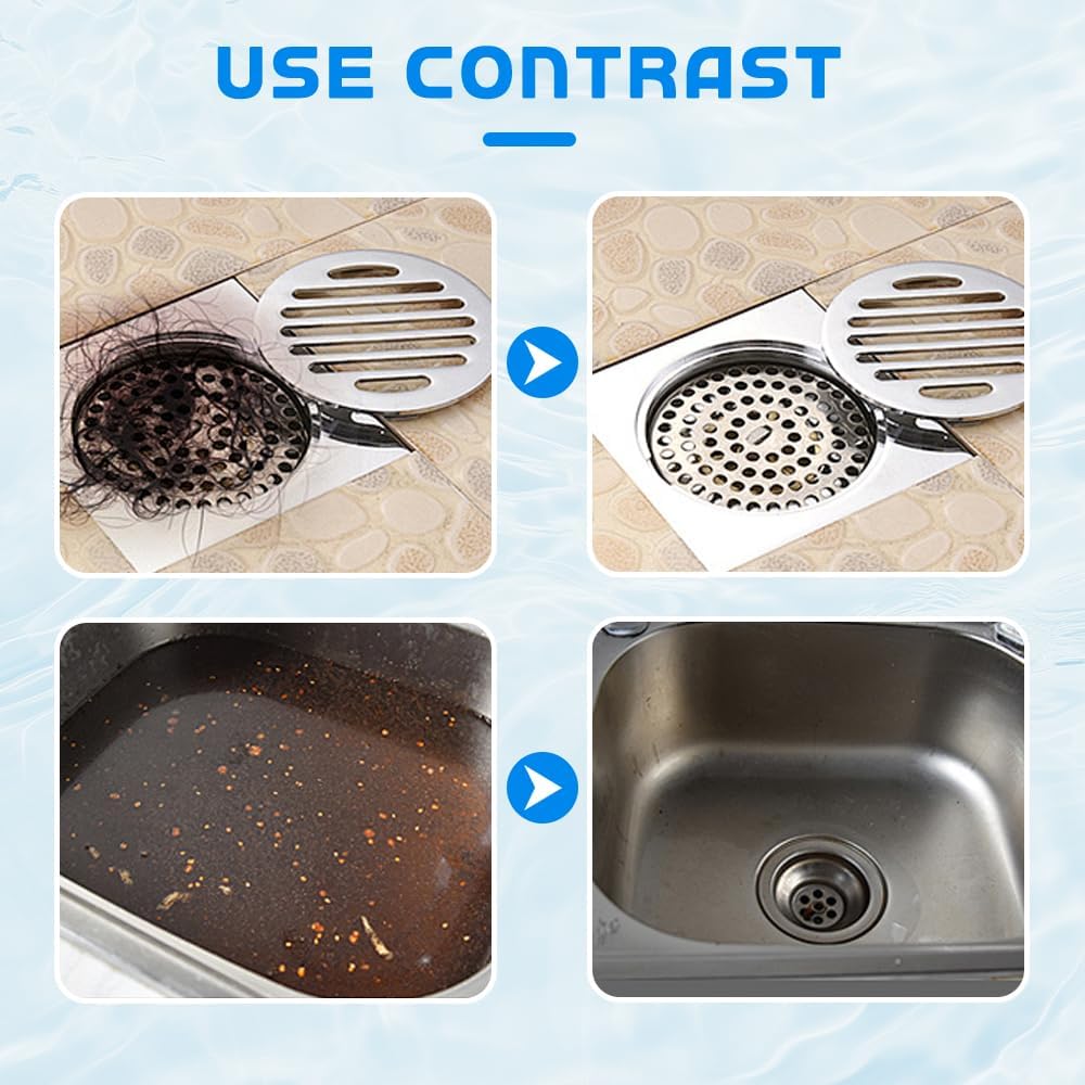 Sink and Drain Cleaner, 2026 New Sink Drain Cleaning Powder, Multi-functional Pipe Unclogging Solution for Kitchen and Bathroom, Fast Acting Clog Remover for Home Users (3pcs)