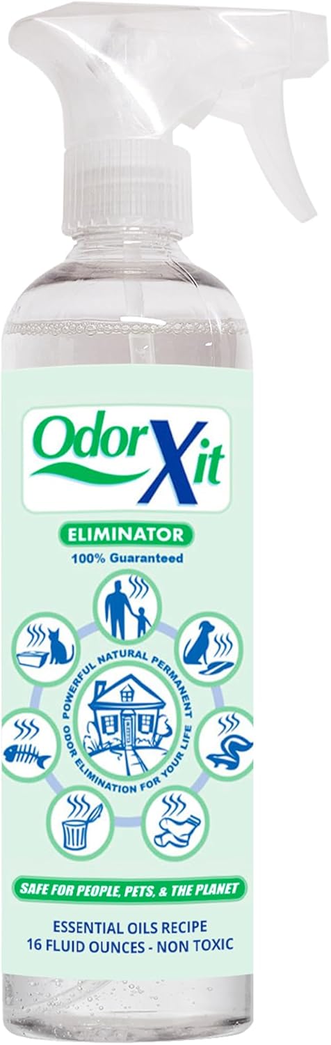 Pet Urine Odor Eliminator Spray, Ideal for Cat, Dog Poo and Urine Smell, Versatile & Natural Odor Neutralizer for Home and Outdoor Use, Ready to Use, 16oz