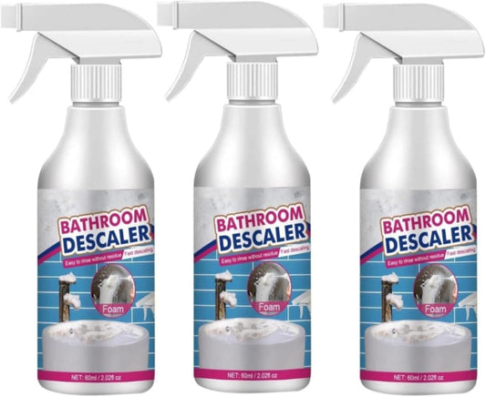 Bubble Cleaner Foam, 2025 Upgrade Bathroom Cleaner Spray Bathroom Cleaner Bath-room Glass Descaler To Tile Faucet Remover Tub Cleaner (3pcs)