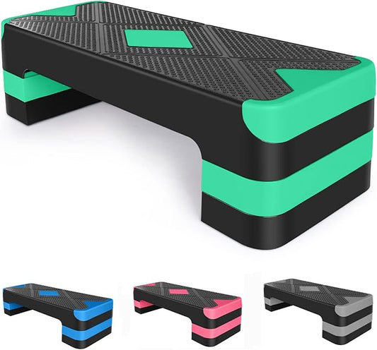 Adjustabl Aerobic Stepper Fitness Step Platform Health Workout for Sports Training