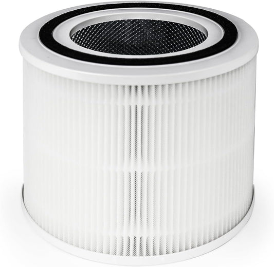 1 Pack Core 300 Replacement Filter Compatible with Levoit Core 300 Air Purifier, 3-in-1 H13 True HEPA Filter, Replacement Part No. Core 300-RF, White Color