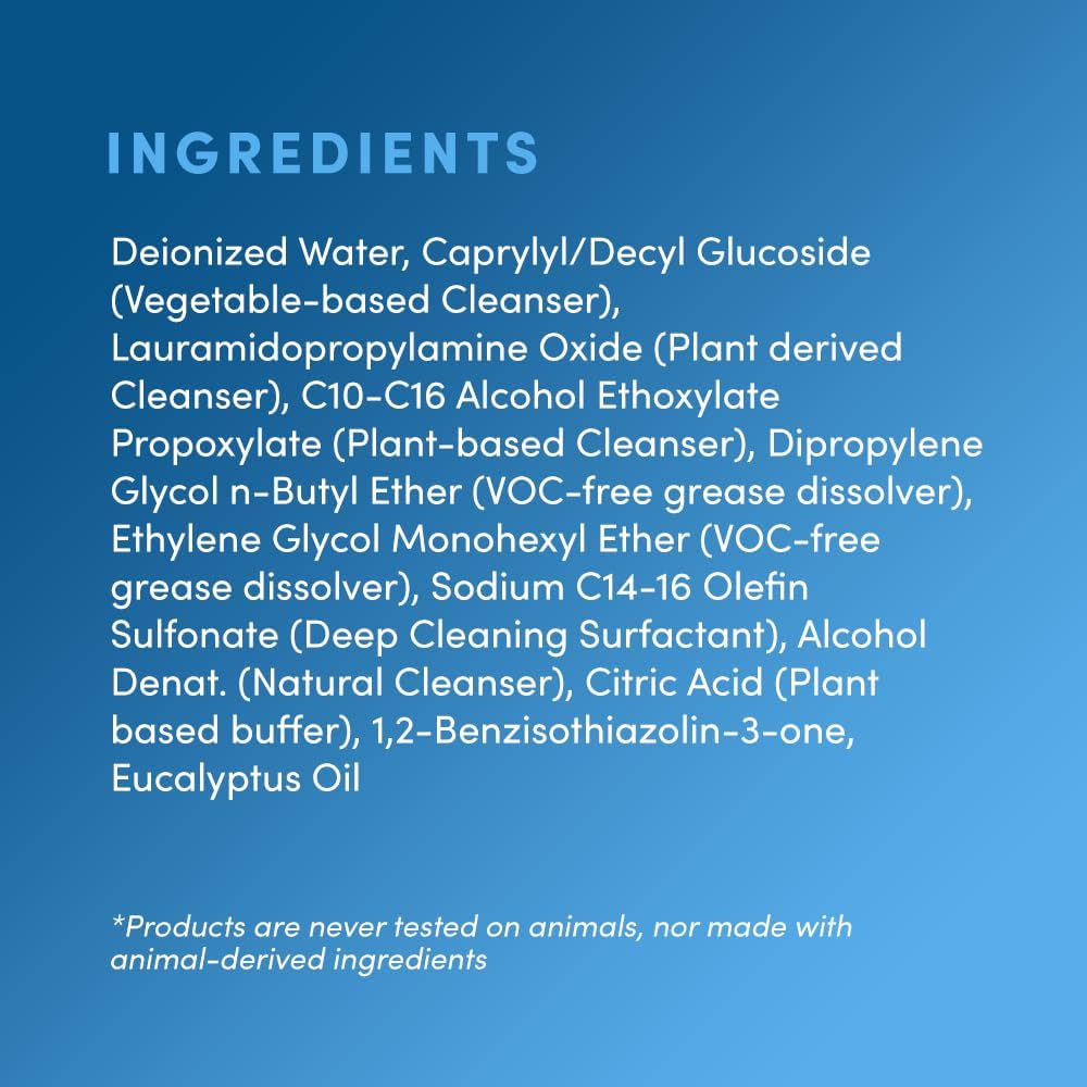 Clean Revolution Dish Spray, Powerful Formula Cuts Through Grease, Compatible with Dawn Powerwash Sprayers and Foamers, Fragrance Free, 64 Fl Oz