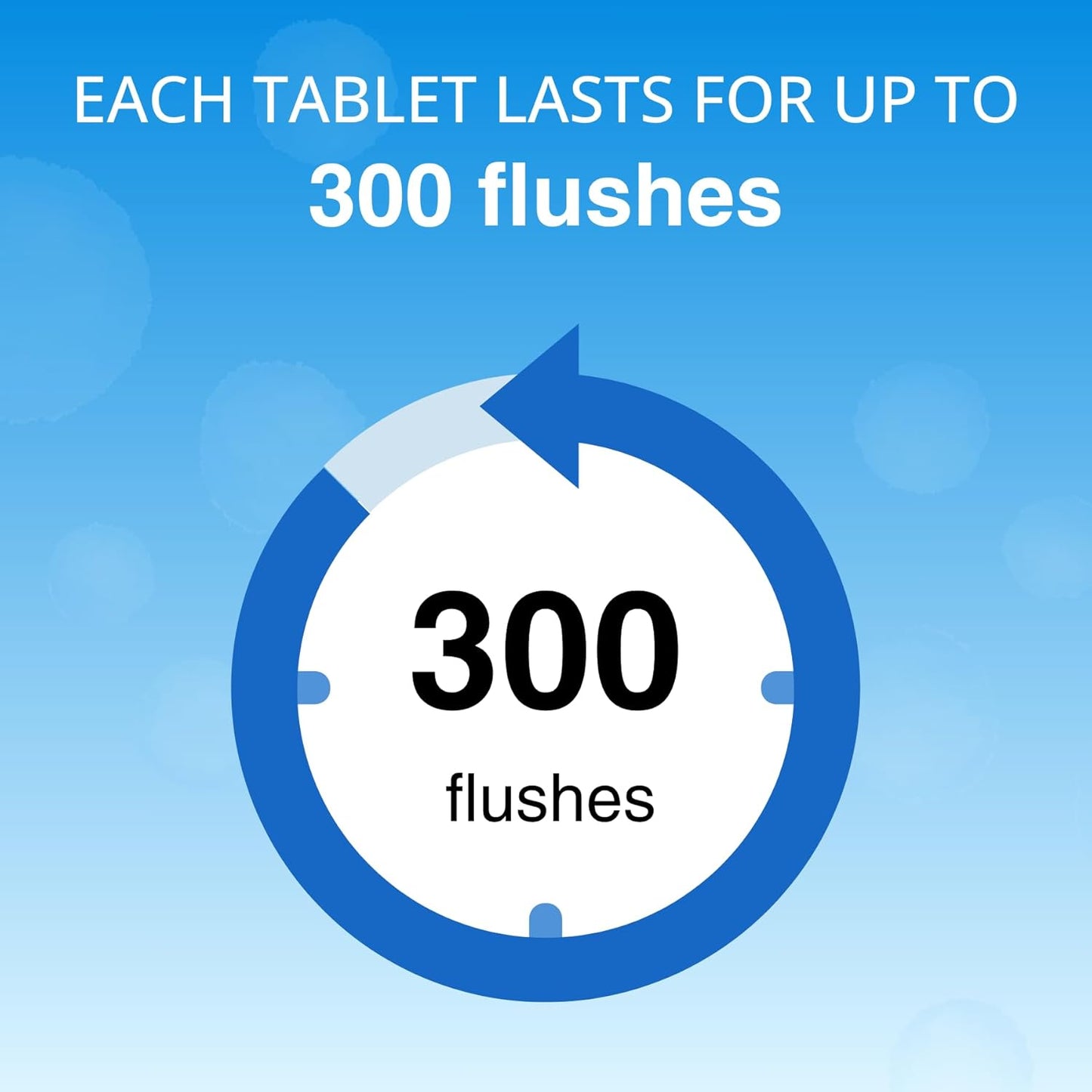 Automatic Toilet Bowl Cleaner Tablets, Bleach & Oxidation Formula for Powerful Cleaning, Deodorizing & Descaling, Long-Lasting Slow-Release Toilet Tank Cleaner, Septic Safe