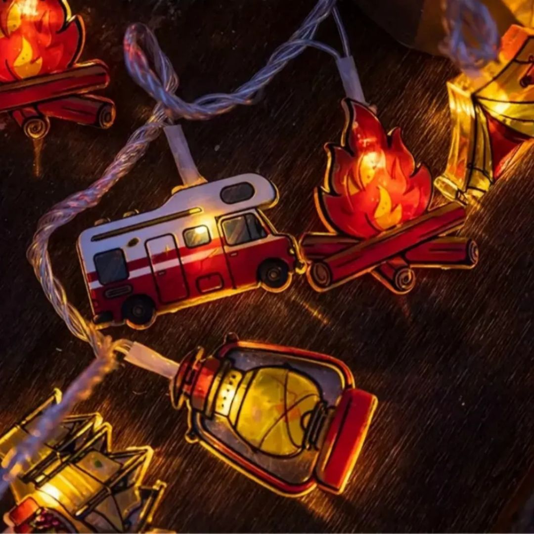 Warm White Battery Camping String Lights