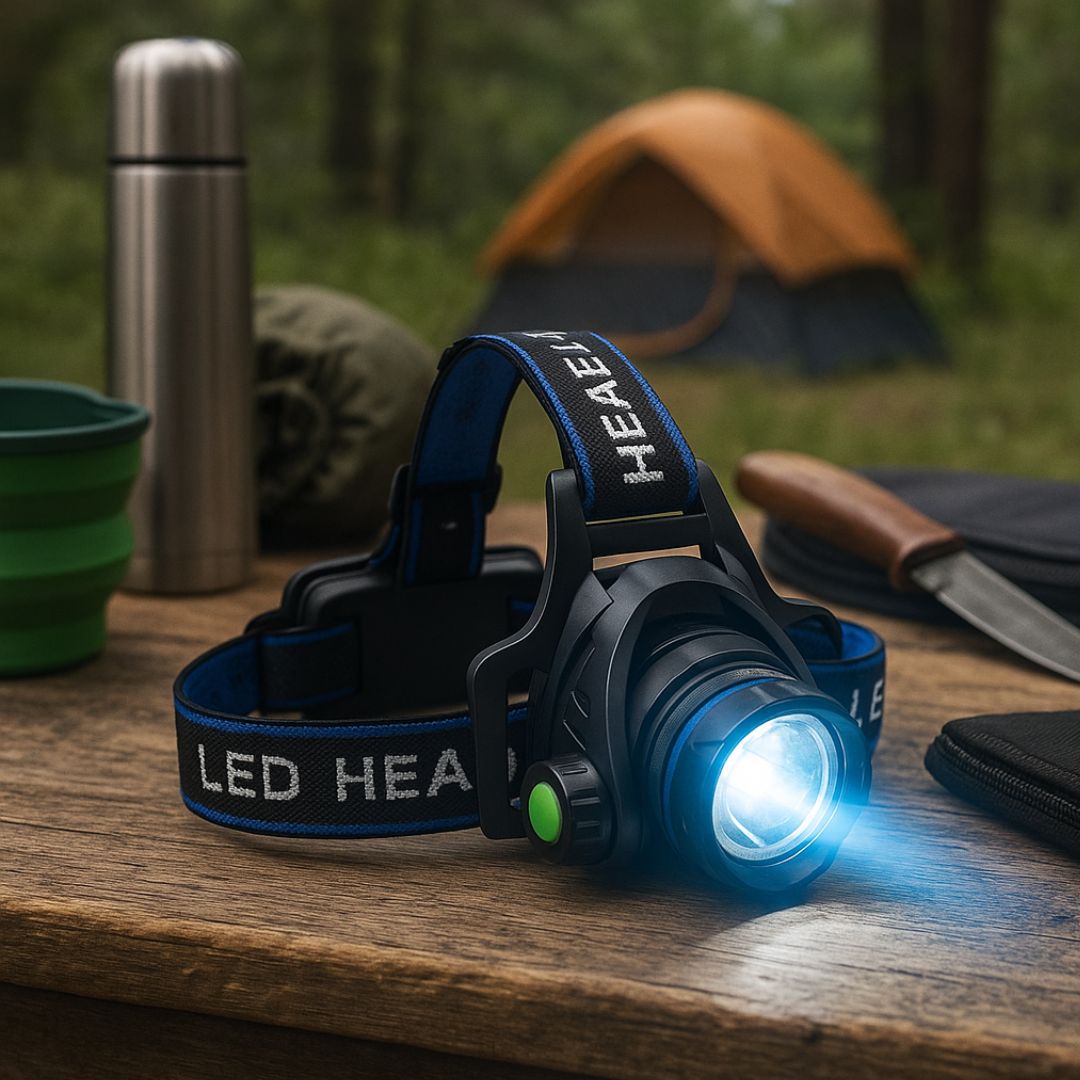 Waterproof Rechargeable LED Headlamp