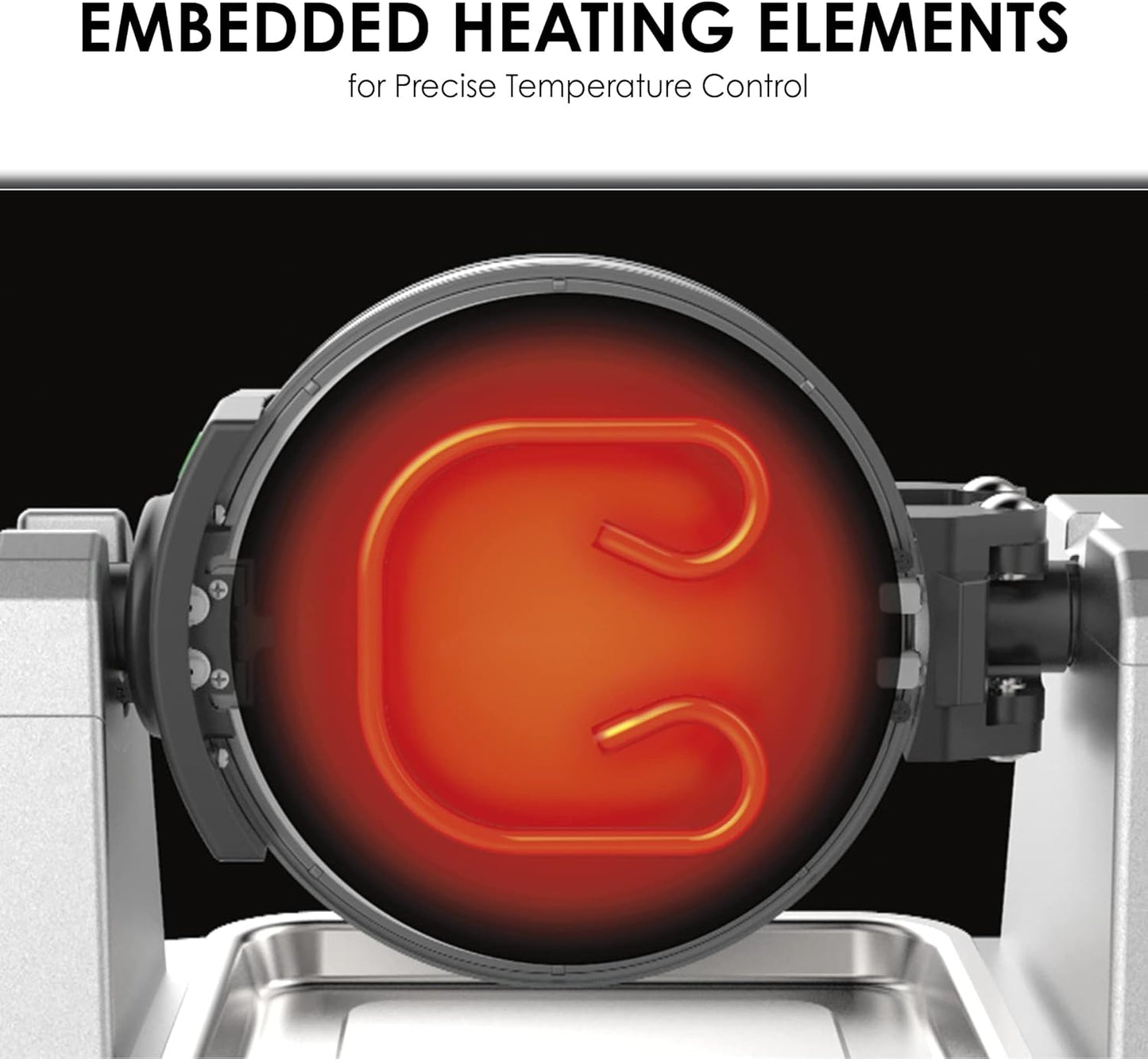 Waring Commercial Double Belgian Waffle Maker with Serviceable Plates, Duel Side by Side Rotating Cooking Non-Stick Surfaces, Heavy Duty Restaurant Foodservice, 50-60 Waffles an Hour, 208V, 2700W