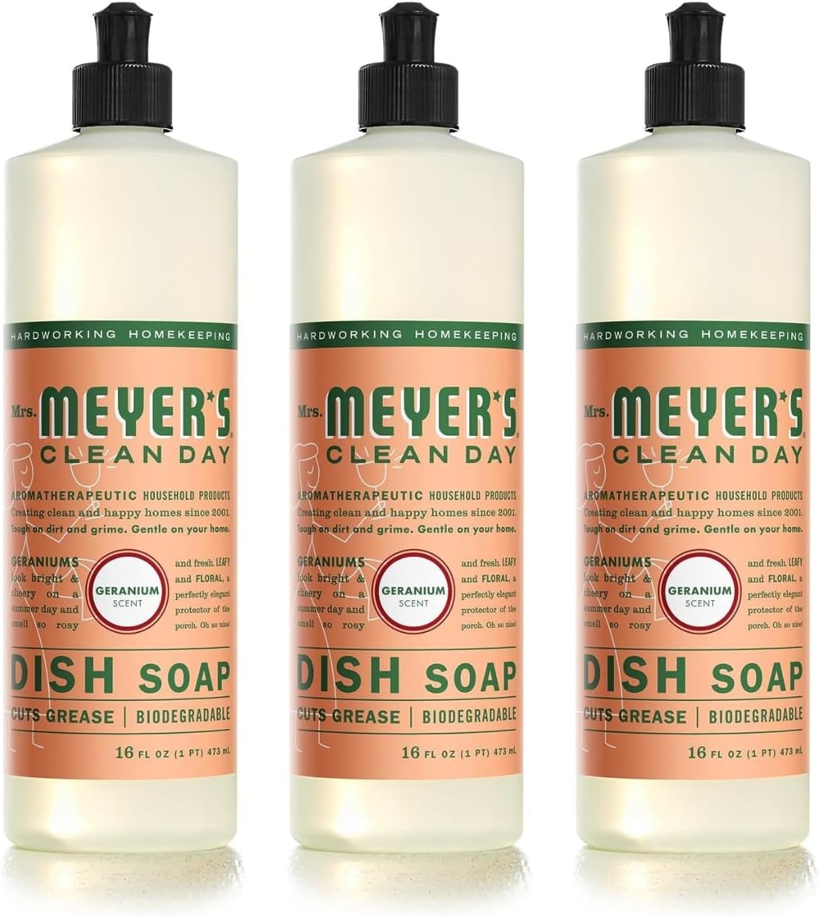 MRS. MEYER'S CLEAN DAY Liquid Dish Soap