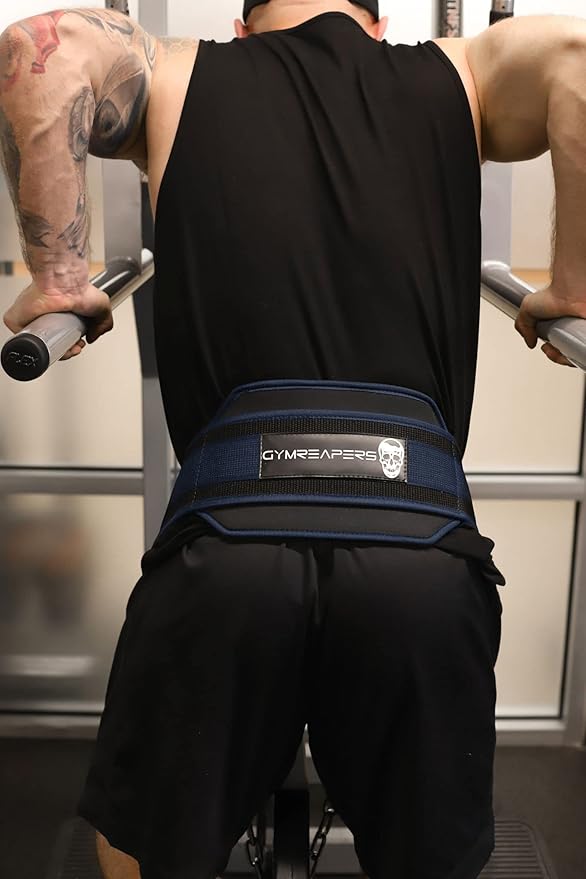 Gymreapers Dip Belt With Chain For Weightlifting, Pull Ups, Dips - Heavy Duty Steel Chain For Added Weight Training