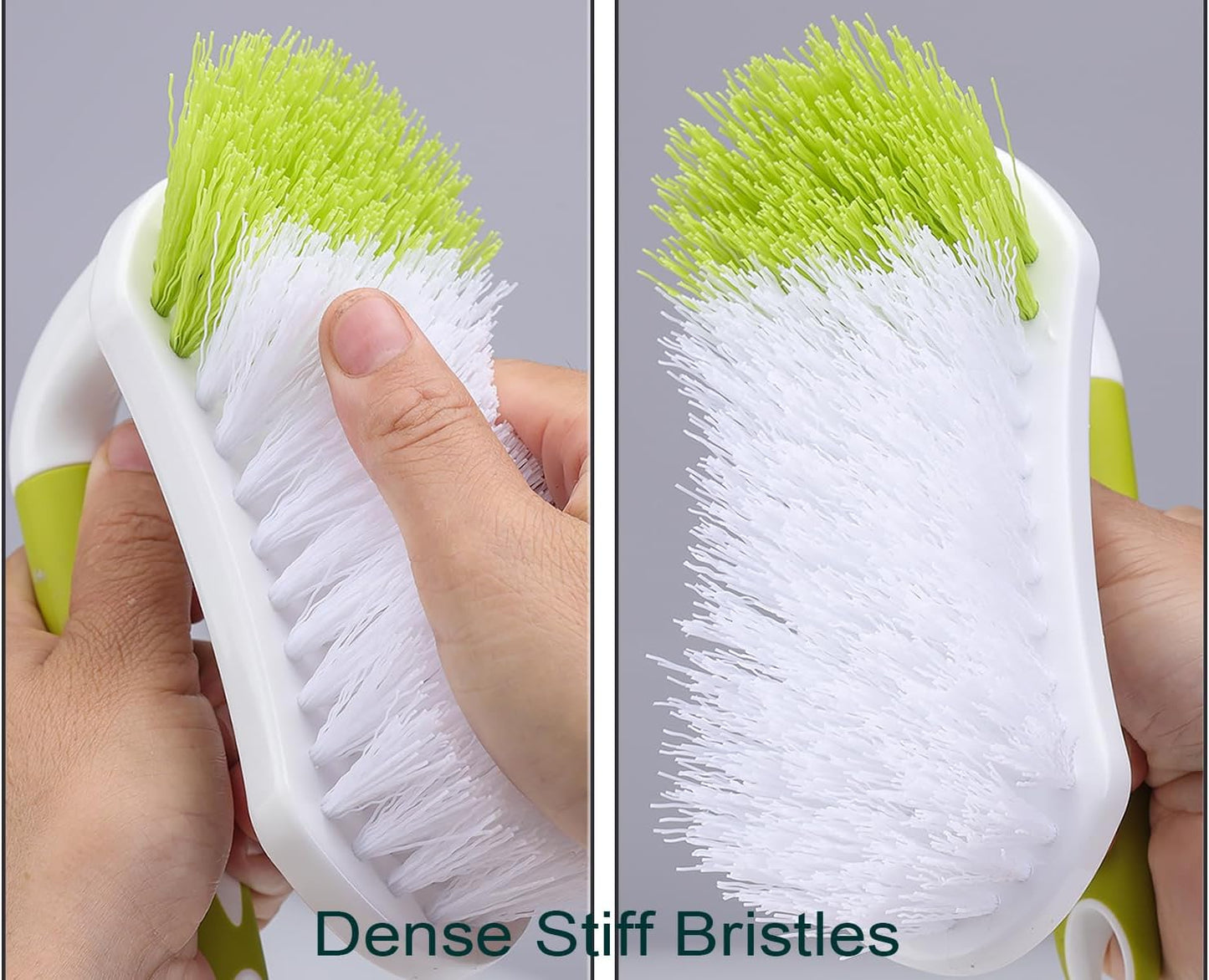 Scrub Brush for Cleaning, Heavy Duty Shower Scrubber with Stiff Bristles for Tub, Sink, Floor, Tile, and Carpet Scrubbing, 20 Pack