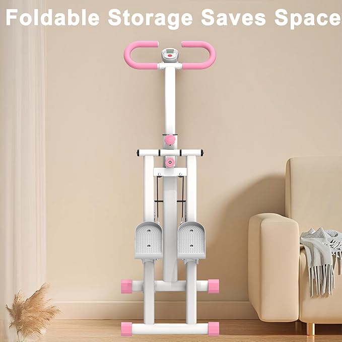 Stair Stepper for Home-Upgrade Vertical Climber Workout Machine for Full-Body Exercise Climber Fitness Equipment with Stable Frame Adjustable Handlebar