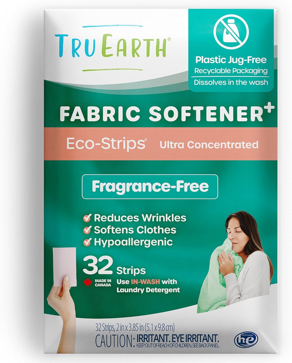 Tru Earth Laundry Essentials Bundle - Laundry Detergent Bundles Set with Fabric Softener, Laundry Sheets, Stain Remover Stick and Dryer Balls - Fragrance Free