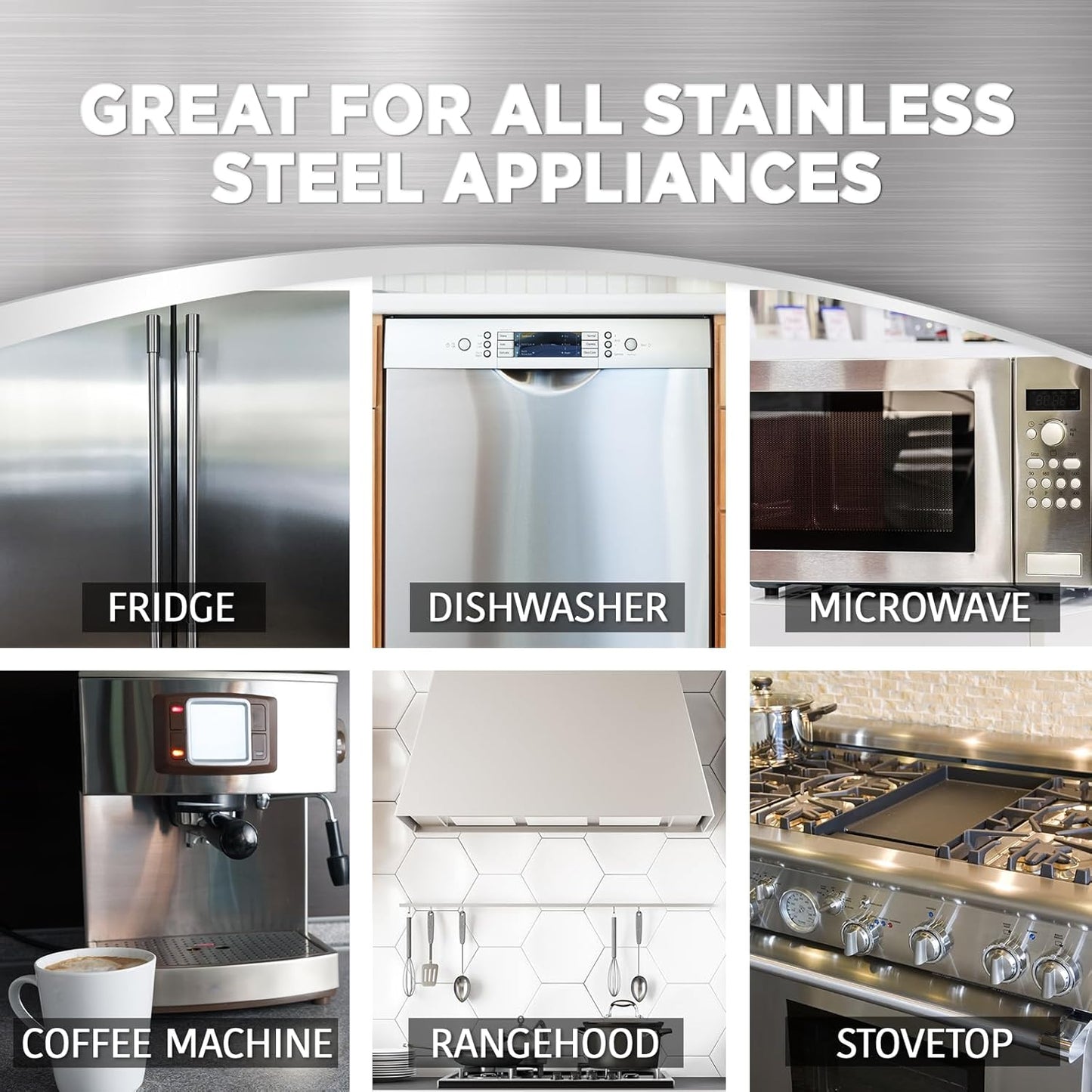 Weiman Stainless Steel Wipes and Leather Wipes - Clean and Polish Appliances for a Brighter and Longer Shine - Clean, Condition and Restore Leather Surfaces - Packaging May Vary