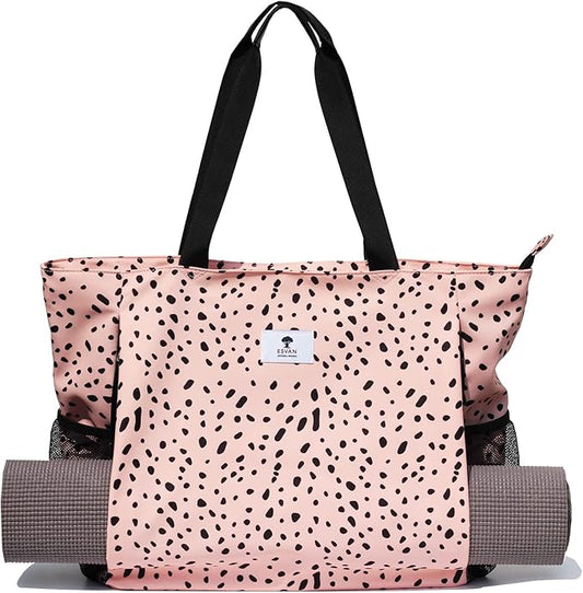 ESVAN Yoga Mat Bag Yoga Tote Carrier Shoulder Bag Carryall Tote for Office,Yoga,Pilates,Travel,Beach and Gym