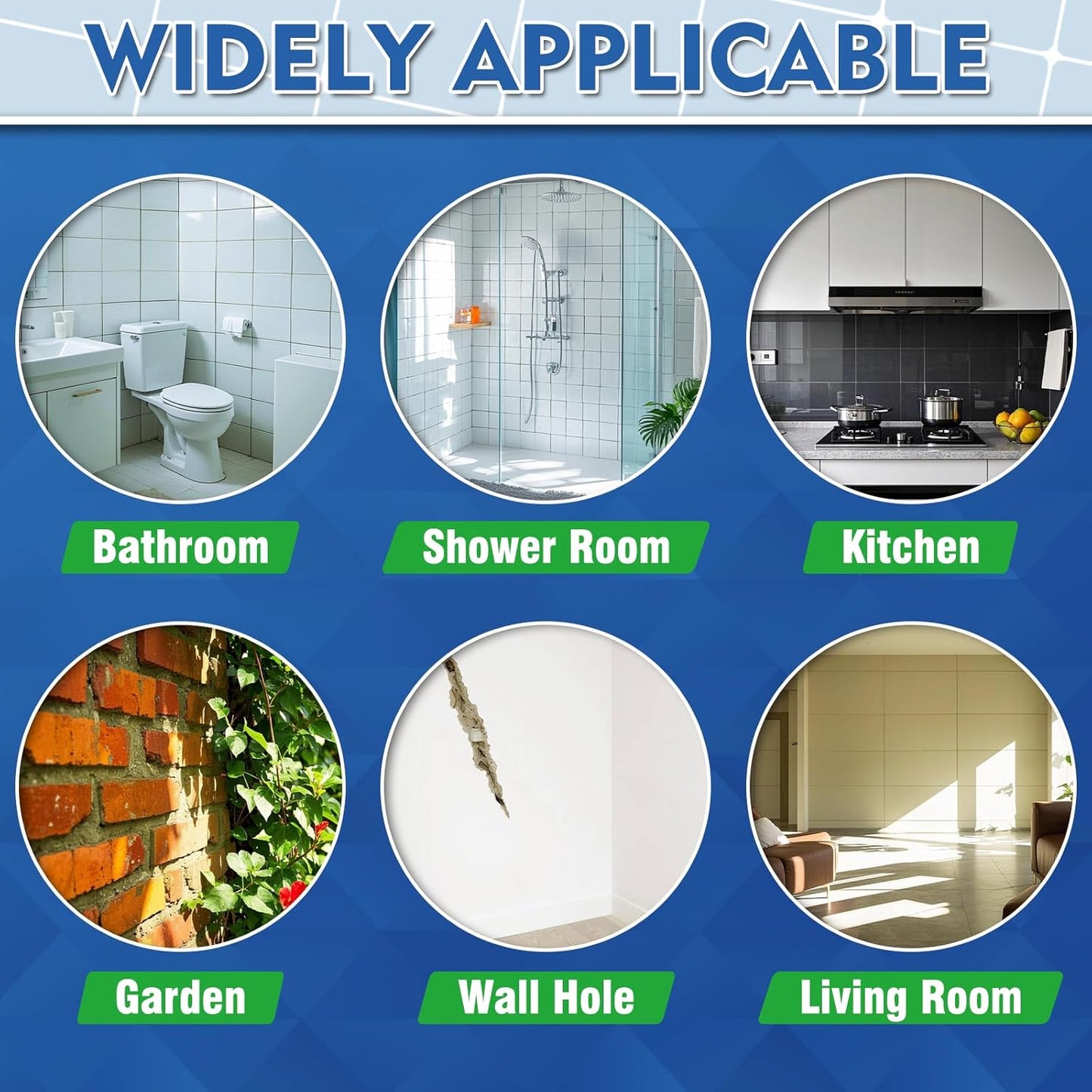 Tile Grout Repair Kit, 2 Pack Fast Drying Grout Filler for Bathroom, Kitchen, Shower, Versatile Triple Use with Grout Sealer, Replace Grout Pen for Restore and Renew Tile Joints Line(White)