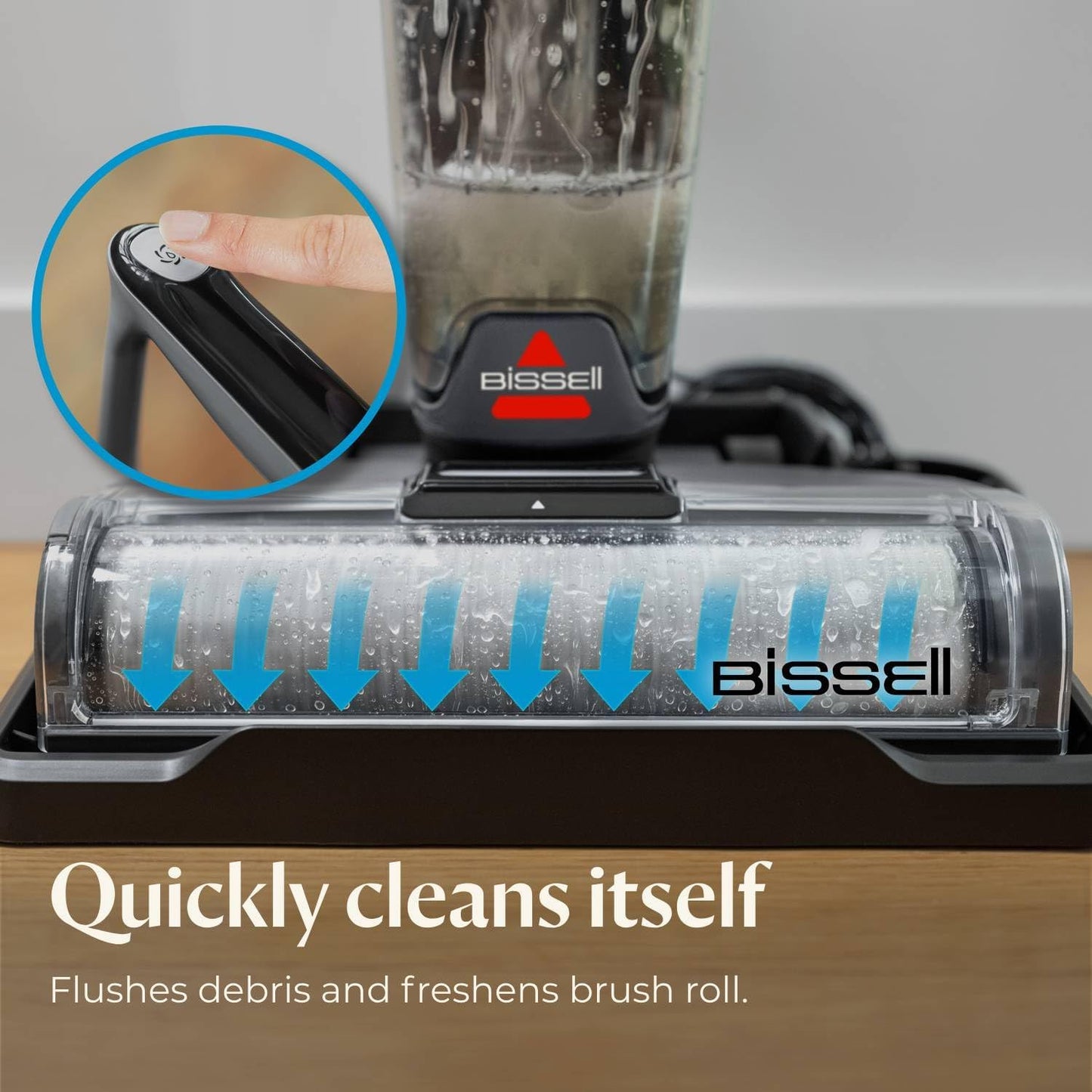 Bissell® CrossWave® OmniForce™ Cordless Multi-Surface Hard Floor Cleaner and Mop, Wet Dry Vacuum with Dedicated Dry Vacuum Mode, 3882