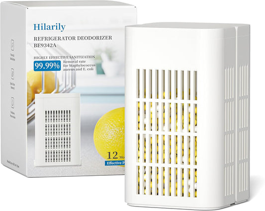 Strongest Refrigerator Deodorizer Odor Eliminator - 24h Fast Odor Removal, 12Months Long-Lasting Freshness, Non-Toxic Formula,1 pack