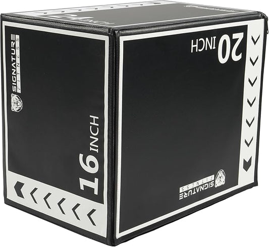 BalanceFrom 3-in-1 Foam Plyo Box, Jump Box for Home Gym, Plyometric Training, HIIT & Strength Workouts, Anti-Slip, Durable & Lightweight, Supports 350lbs,Multiple Colors