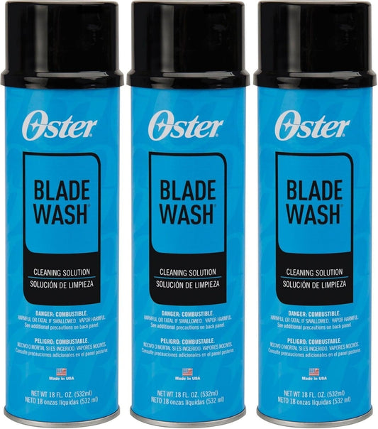 (3 Pack) Oster Blade Wash Liquid Blade Dip, 18-Ounces