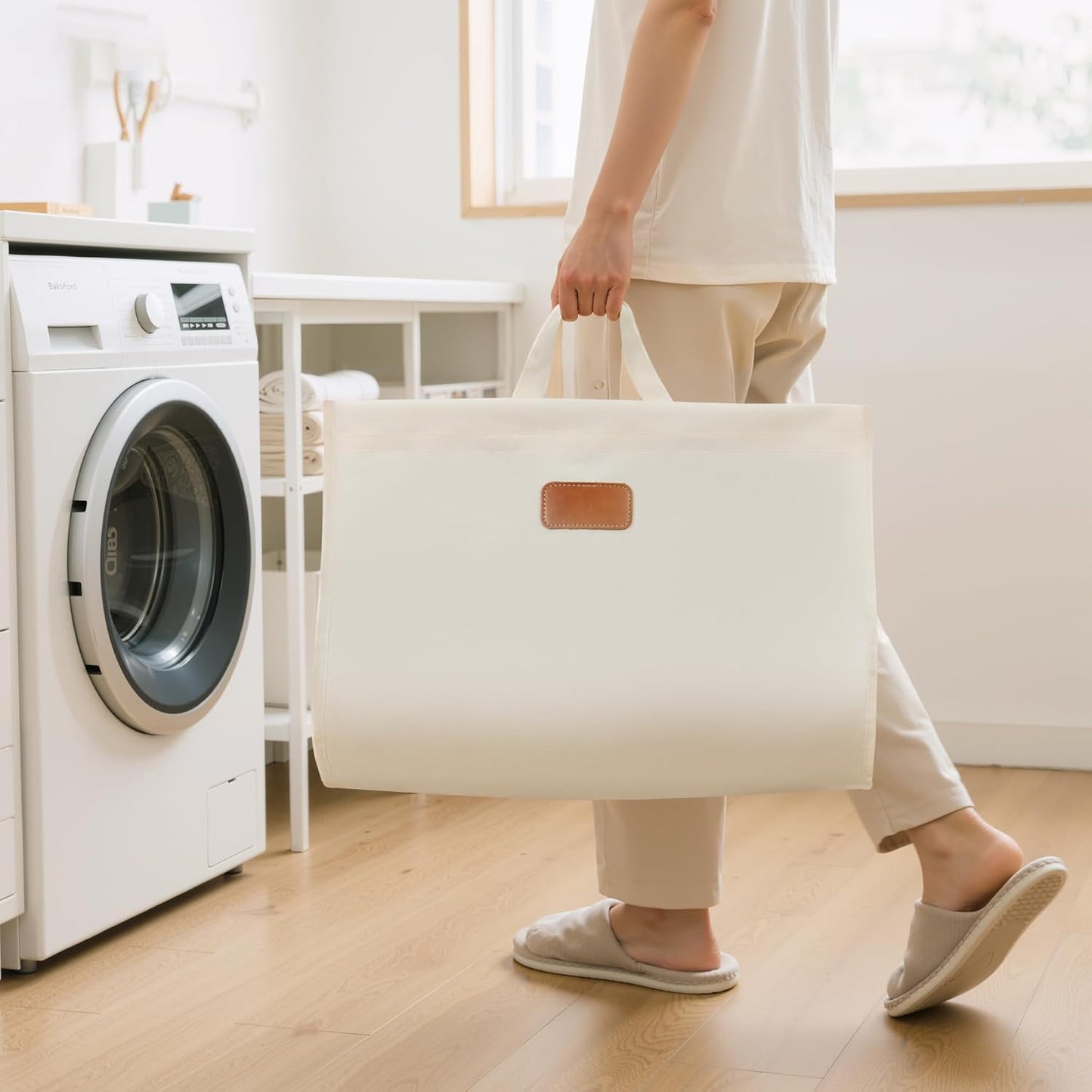 STORAGE MANIAC 120 Liters Vertical Rolling Laundry Hamper, 3 Section Laundry Sorter with Wheels and 2 Breaks, 3-tier Laundry Baskets for Small Space, Dorm, Laundry Room, Closet, Multicolored 3-tier