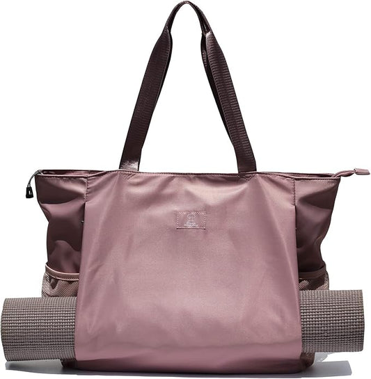 ESVAN Yoga Mat Bag Yoga Tote Carrier Shoulder Bag Carryall Tote for Office,Yoga,Pilates,Travel,Beach and Gym