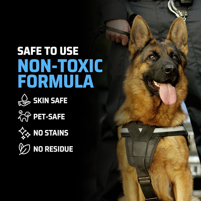 Vest Odor Remover Spray – for Police Gear, Law Enforcement Accessories & Tactical Equipment – Non-Toxic, Residue-Free, Long-Lasting Fresh Scent – 2 Pack