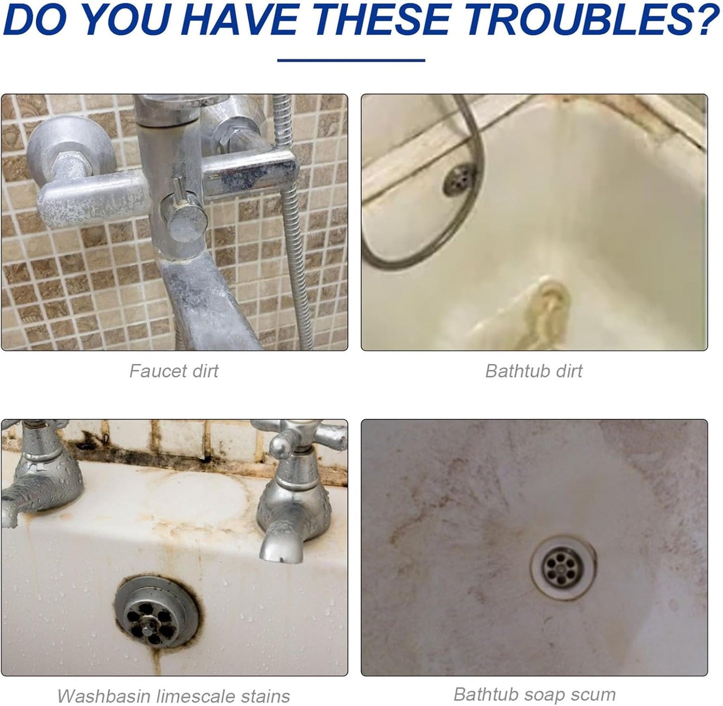 Lanenow Jue-Fish Bathroom Descaler Foam Cleaner - Stubborn Stains Remover, Fresh Scent, All Purpose Bubble Spray (1pcs)