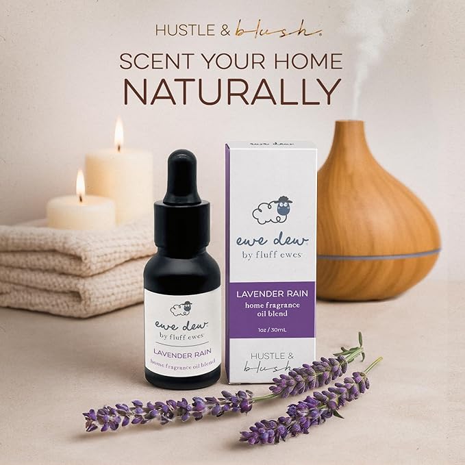 Laundry Essential Oils for Dryer Balls 15ml Lavender Rain - Blend of Laundry Fragrance Oil and Essential Oils Wool Balls, Compact & Multi-Use Essentials Oil for Diffusers and Candle Making Scents