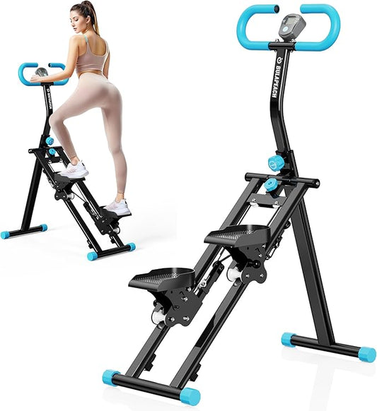 Stair Stepper for Home, Vertical Climber Workout Machine with Handlebar for Full Body Exercise Stair Climber Machine with Stable Frame & 3 Adjustable Height