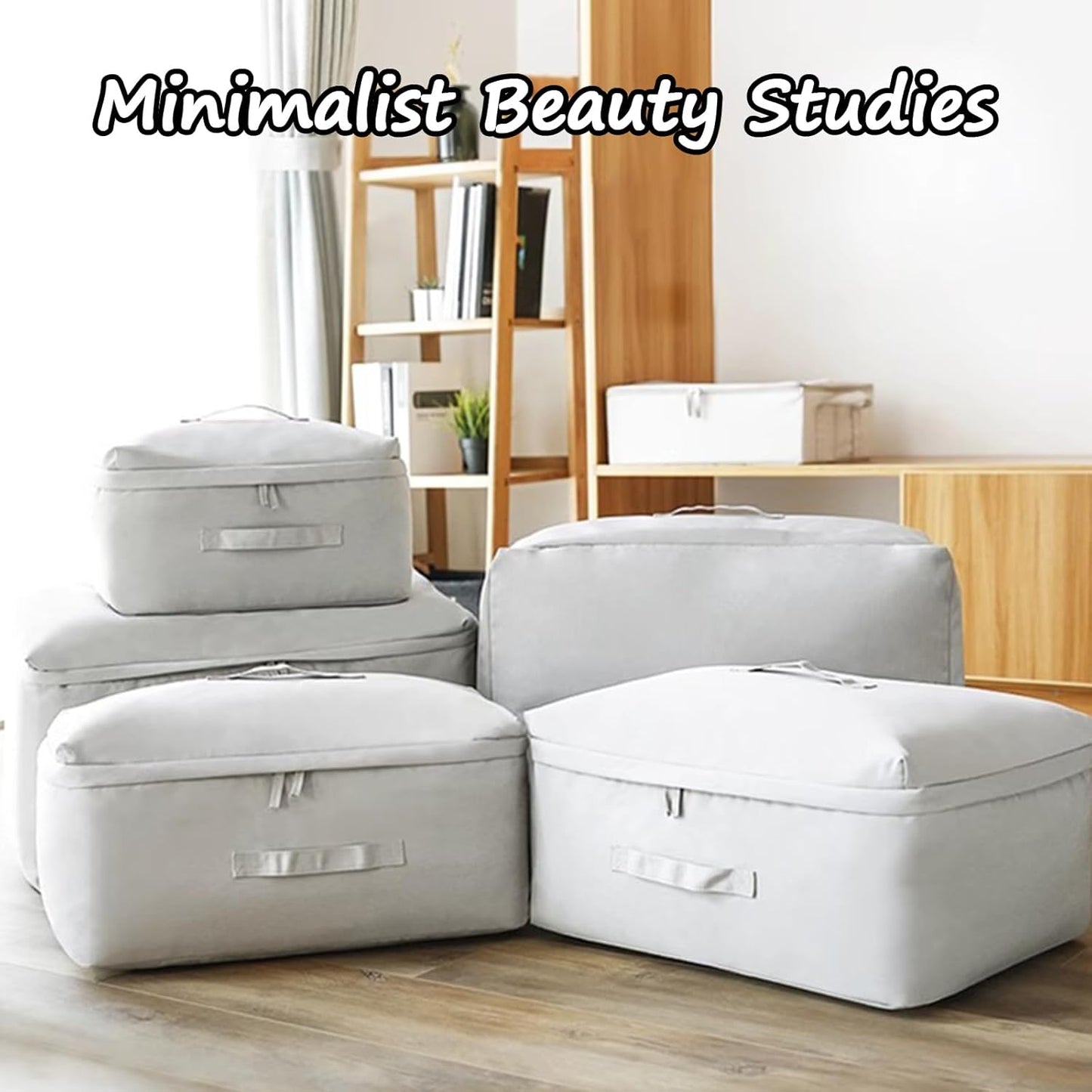 UnderbedStorage Bag, Bedding and Quilt Storage Bag, Essential Items for Clothing Organizers during Mobile Travel, Cationic Oxford Fabric, Space Saving, Durable Waterproof Design (Lime, XL)