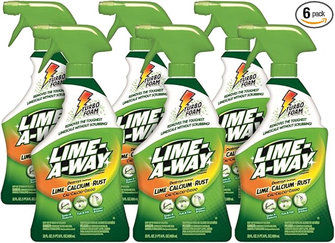 Lime-A-Way - 0-51700-87103-2 Bathroom Cleaner, Removes Lime Calcium Rust, 22 Fl Oz (Pack of 6) Packaging May Vary