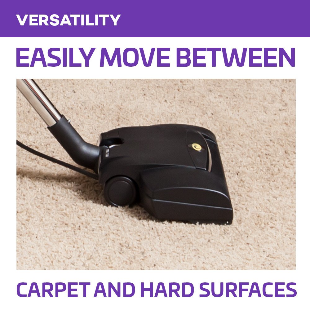 ProTeam ProVac FS 6 Commercial Backpack Vacuum with Power Nozzle Tool Kit, 6 Quart, Gray