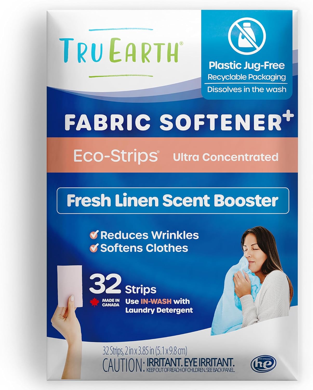 Tru Earth Platinum Laundry Essentials Bundle - Laundry Detergent Bundles Set with Fabric Softener, Laundry Sheets, Stain Remover Stick and Dryer Balls - Fresh Linen