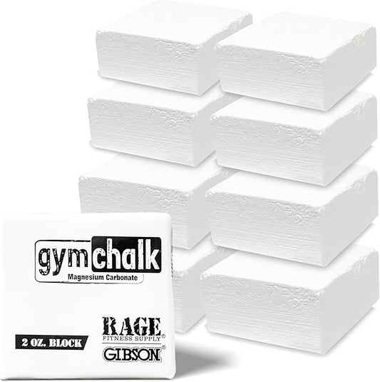 Premium Gym Chalk, Pure Magnesium Carbonate Chalk for Excellent Grip, Weightlifting, Gymnastics, Rock Climbing - Block Chalk 1 LB